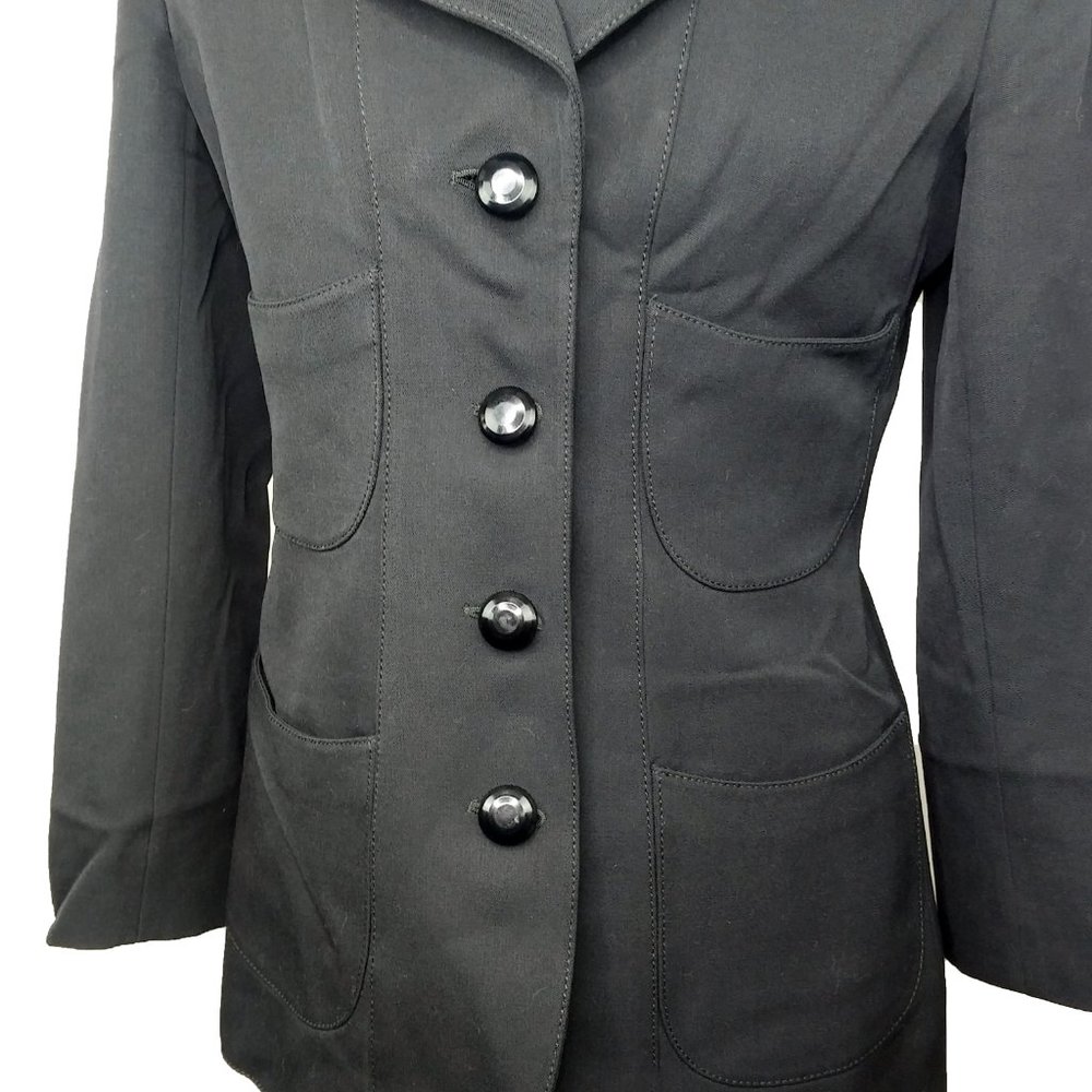 Vintage 90s Emanuel Ungaro Button Front Jacket 6 - Picture 8 of 12